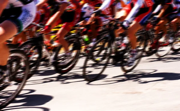 Corrida de bicicleta — Fotografia de Stock