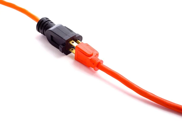 Prodlužovací kabel - připojení — Stock fotografie