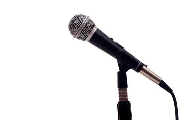 Microphone on White — Stock Photo, Image