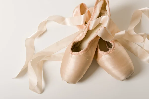 Ballet Shoe on a white background Stock Image