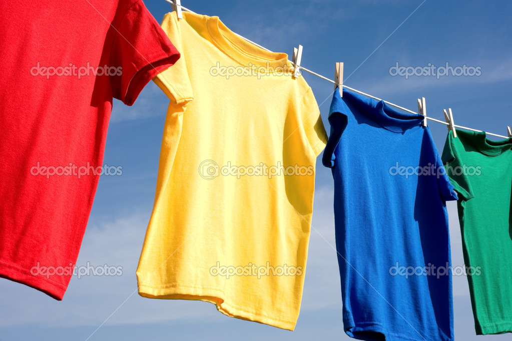 Первичный цветные футболки - Стоковое фото © miflippo #13643