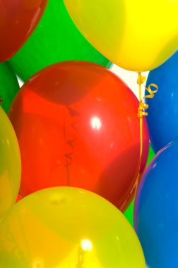 Parti balonları closeup