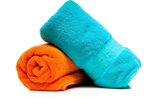Duas toalhas de banho — Fotografia de Stock