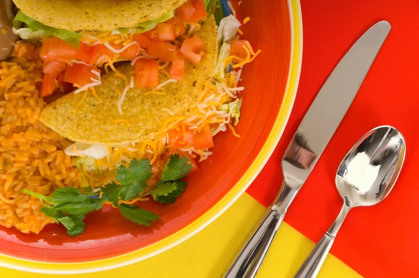 Mexican food plate — Stock Photo, Image