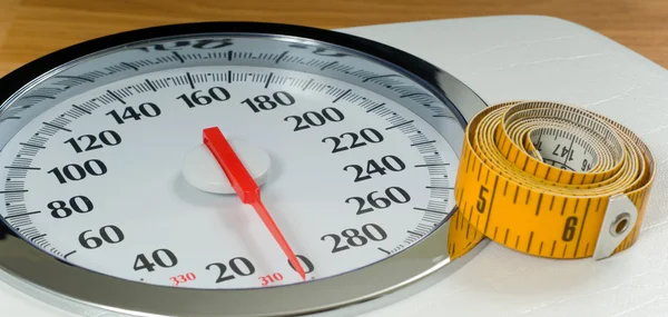 Bathroom scale — Stock Photo, Image