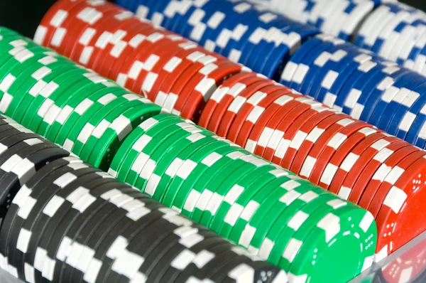 Poker chip pozadí — Stock fotografie