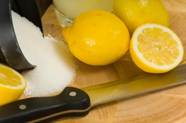 Zutaten für Limonade — Stockfoto