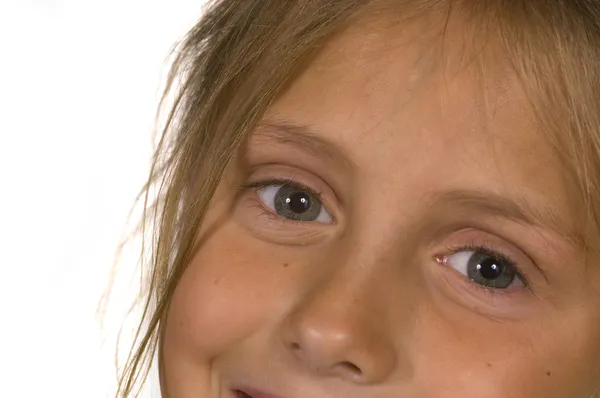 Küçük güzel kızın gözleri — Stok fotoğraf