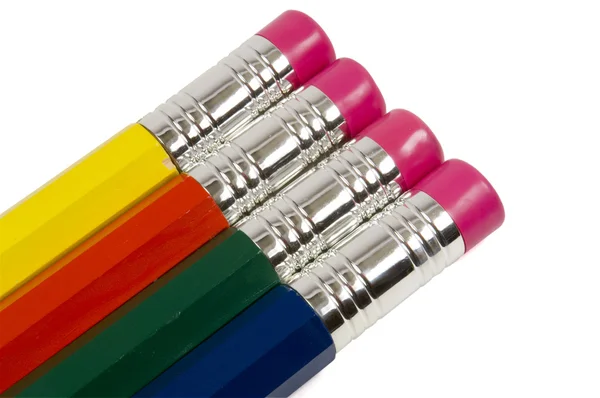 Lápis Erasers sobre tamanho — Fotografia de Stock