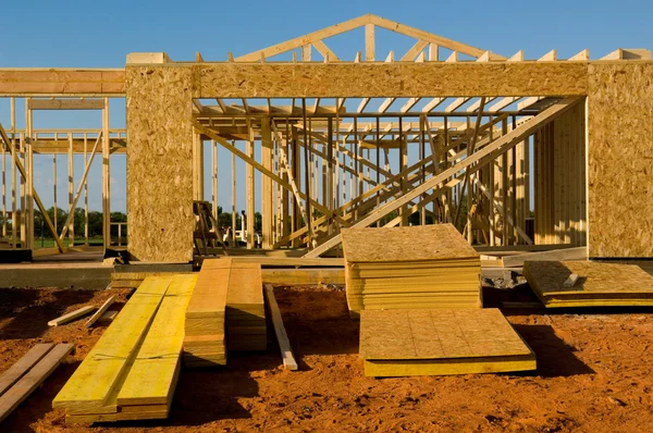 Casa em construção — Fotografia de Stock