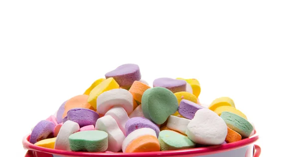 Candy Valentine's Hearts - Close-up — Stock Photo, Image