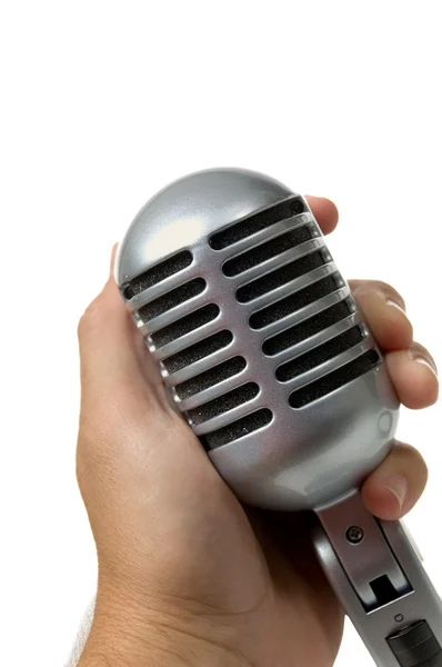 Vintage Mikrofon — Stok fotoğraf
