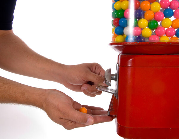 Vintage gumball machine