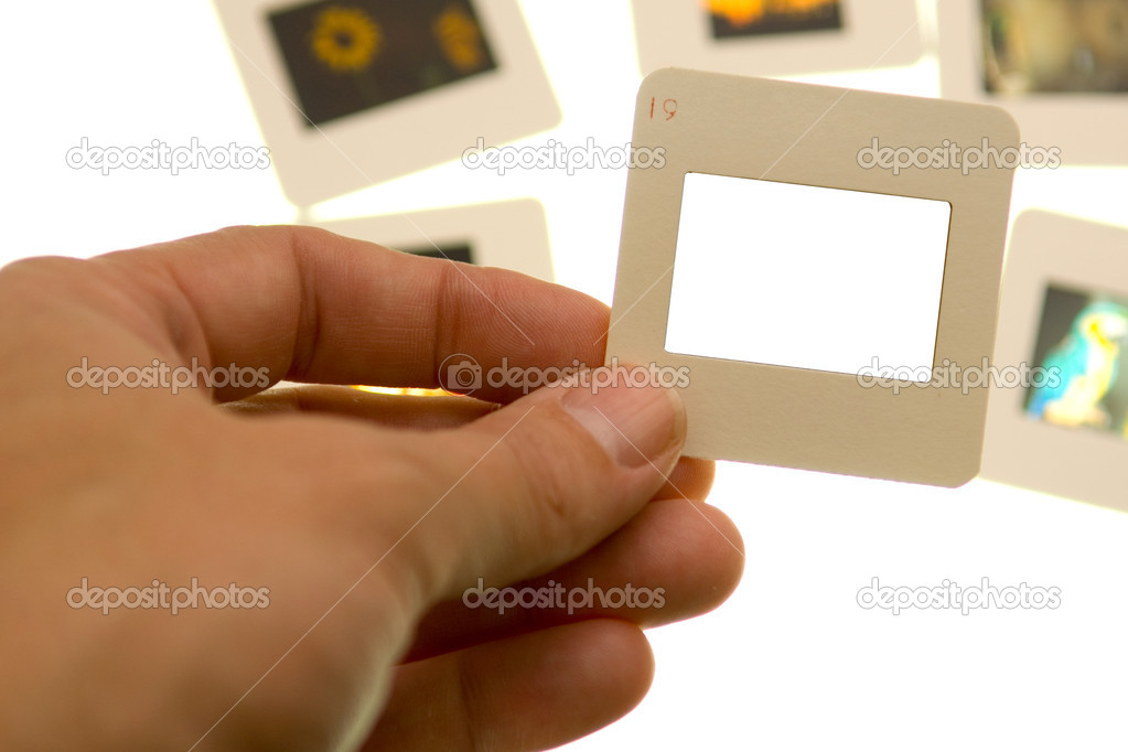 Inspecting slides - blank slide - insert your own picture