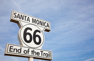 Route 66 üye santa monica, California