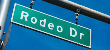 Rodeo drive beverly hills sokak işareti