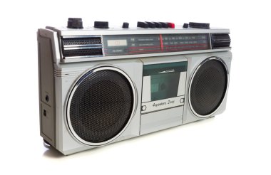 retro tarzı gümüş müzik setini