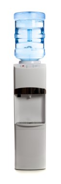 Water Cooler on white background clipart