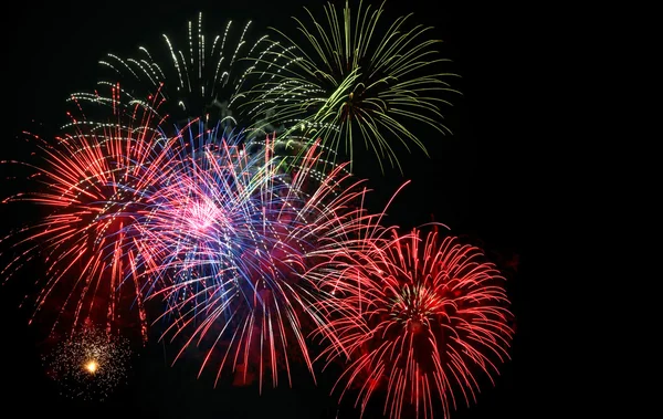 4th of July fireworks display — Stock Photo, Image