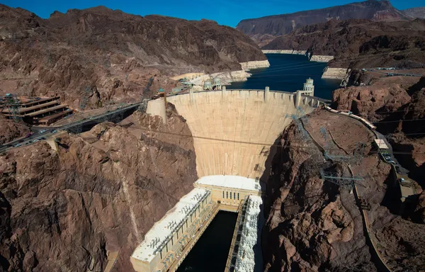Célèbre barrage Hoover près de Las Vegas, Nevada — Photo