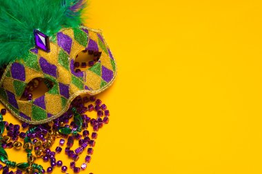 renkli grup mardi gras veya palyaço veya kostümleri bir y