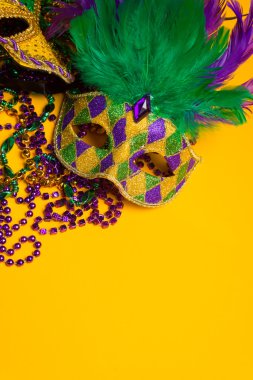 renkli grup mardi gras veya palyaço veya kostümleri bir y