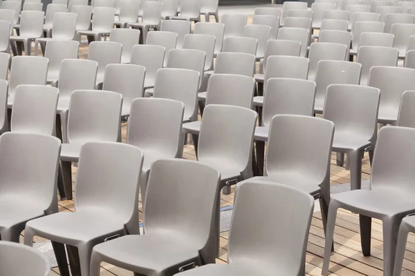 Gray chairs — Stock Photo, Image