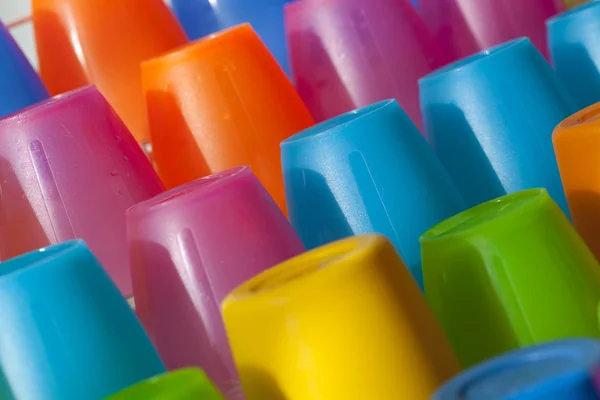 Copos de plástico — Fotografia de Stock
