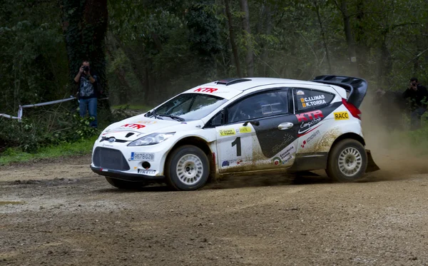 Catalunha Rally Championship ground — Fotografia de Stock