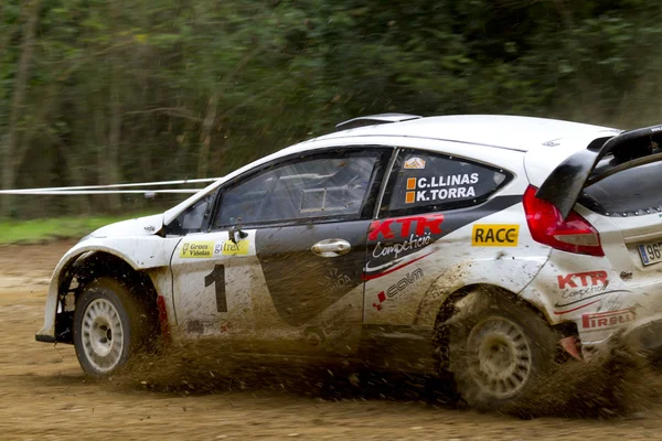 Catalunha Rally Championship ground — Fotografia de Stock