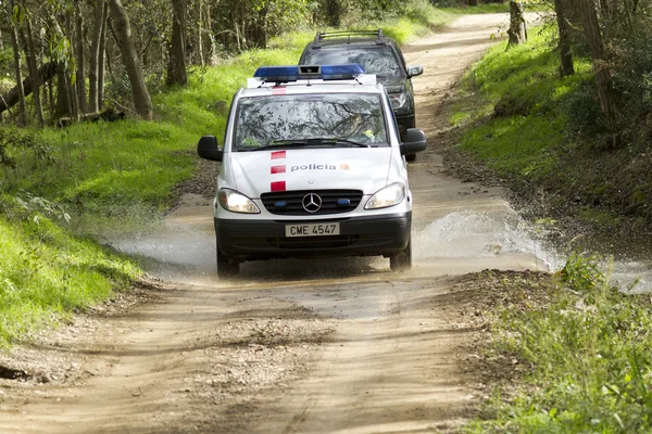 Campo Campeonato de Cataluña Rally — Foto de Stock