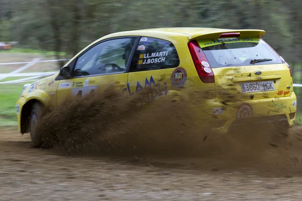 Campo Campeonato de Cataluña Rally — Foto de Stock