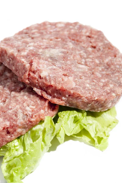 Hovězí hamburgery — Stock fotografie
