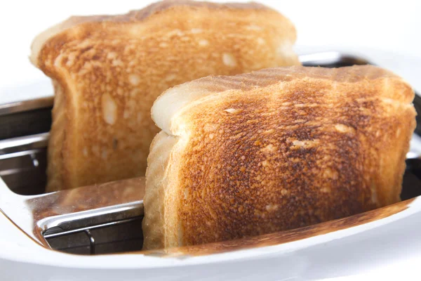 Toast in un tostapane — Foto Stock