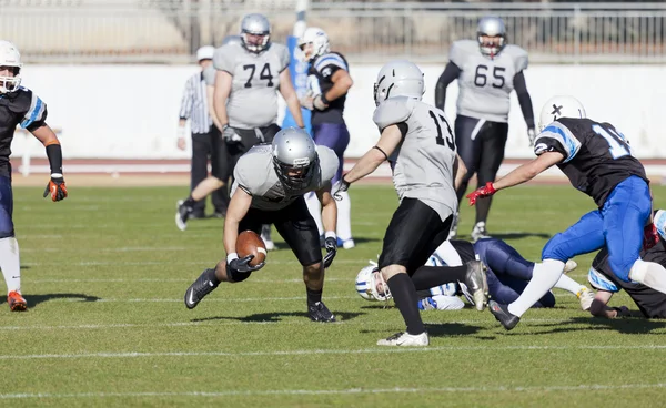 Football Rookies vs tra Badalona Dracs Barbera — Foto Stock