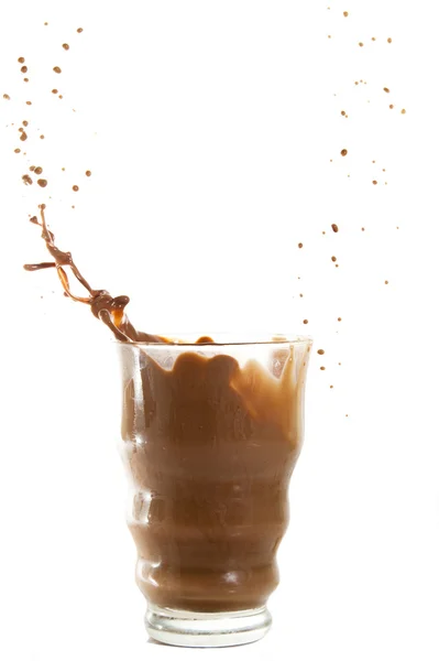 Splash di cioccolato — Foto Stock