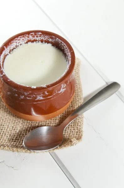 Homemade Curd — Stock Photo, Image