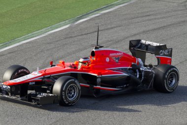 catalunya pistinde test gün formülü bir takım