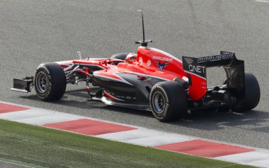 catalunya pistinde test gün formülü bir takım