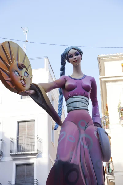 Las fallas en Valencia, España 2013 — Foto de Stock