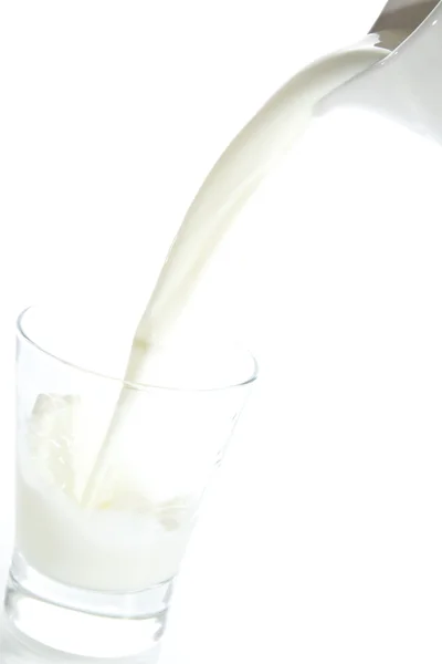 Glas melk — Stockfoto