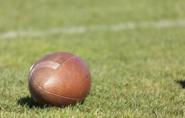 Rugby top yeşil çimen