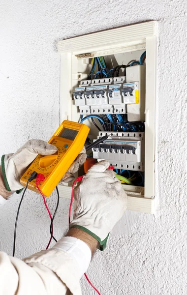 Electricista Trabajando — Foto de Stock