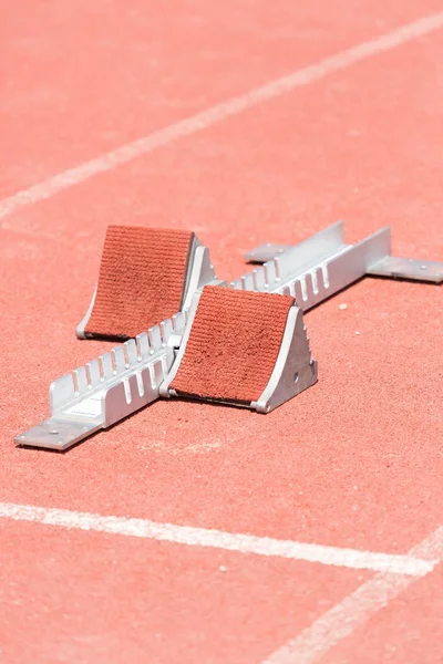 Unterstützung der Fußathletik — Stockfoto