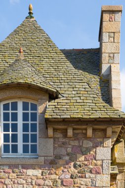 Brittany tipik ev Fransız