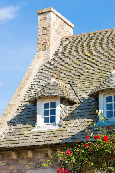 Franse Bretagne typisch huis — Stockfoto