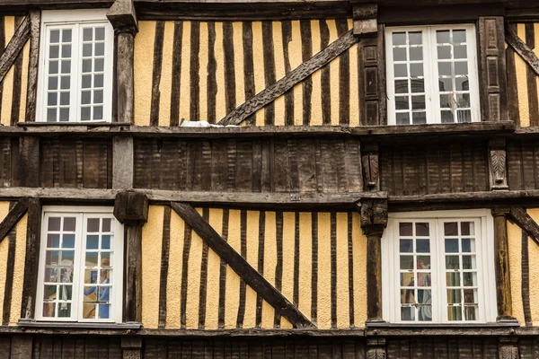 Casa tipica Rennes, Francese — Foto Stock