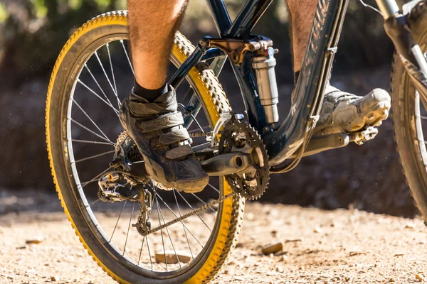 Mountain biking — Stock Photo, Image