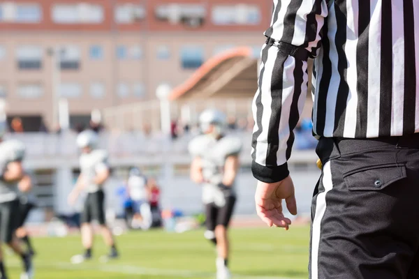 Scheidsrechter voetbal — Stockfoto