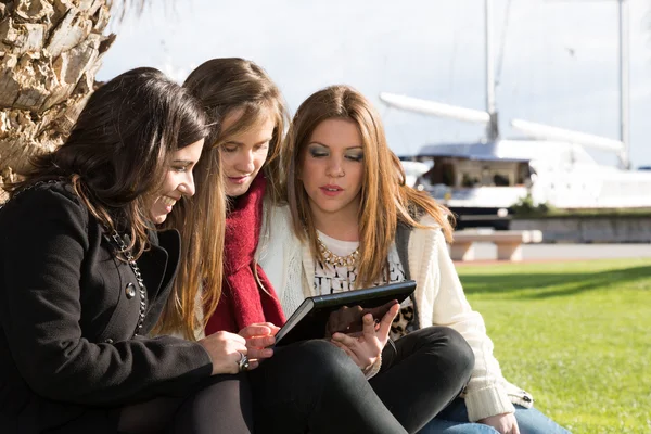 Young female students — Stock Photo, Image